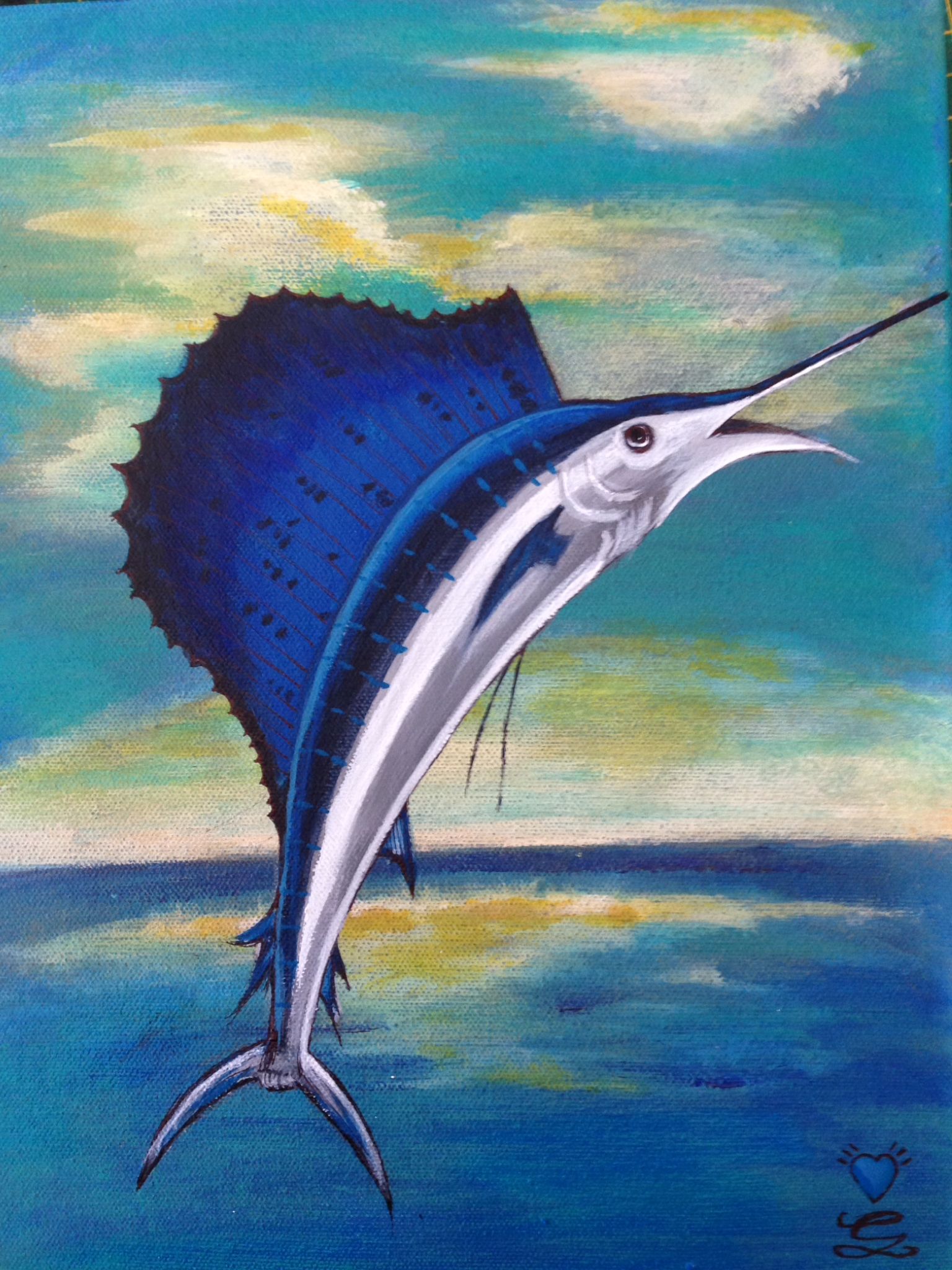 Swordfish Painting at Explore collection of