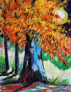 233x300 Sycamore Trees Paintings Fine Art America - Sycamore Tree Painting
