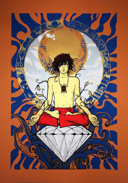 422x600 Syd Barrett Malleus Rock Art Lab - Syd Barrett Painting