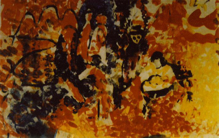 717x453 Syd Barrett's Paintings And Drawings - Syd Barrett Painting