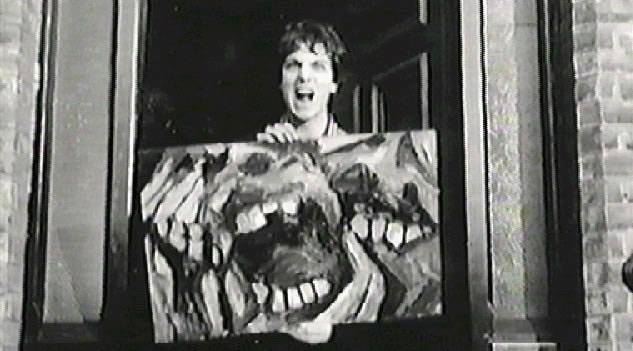 633x351 Syd Barrett Holding Painting - Syd Barrett Painting