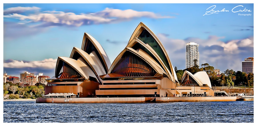 900x443 Sydney Opera House By Jaydoncabe - Sydney Opera House Painting