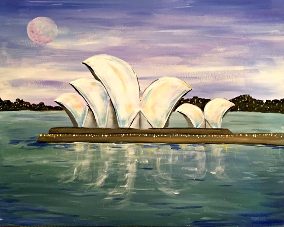 576x461 Opera House Painting - Sydney Opera House Painting