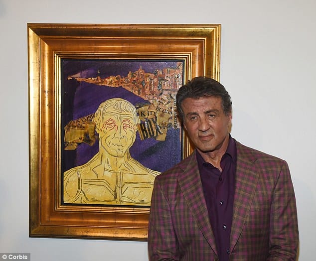 634x524 Sylvester Stallone's Real Love Exhibit Complex - Sylvester Painting