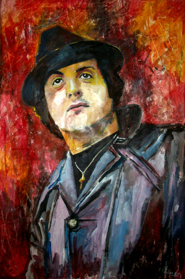 599x900 Sylvester Stallone - Sylvester Painting