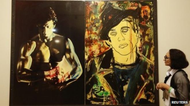660x371 Sylvester Stallone Artwork On Show In Russia - Sylvester Painting