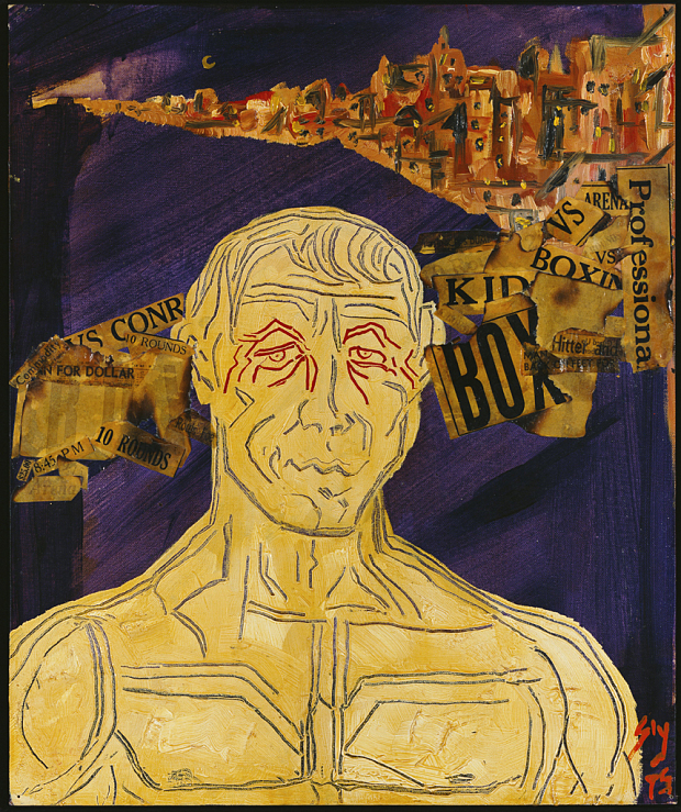 620x739 Sylvester Stallone Not Your Average Hollywood Painter - Sylvester Stallone Painting