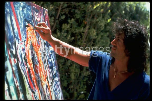 594x396 Sylvester Stallone Painting - Sylvester Stallone Painting