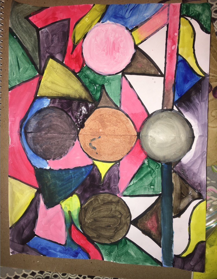 750x962 Symmetrical Painting By Edwbarron - Symmetrical Painting