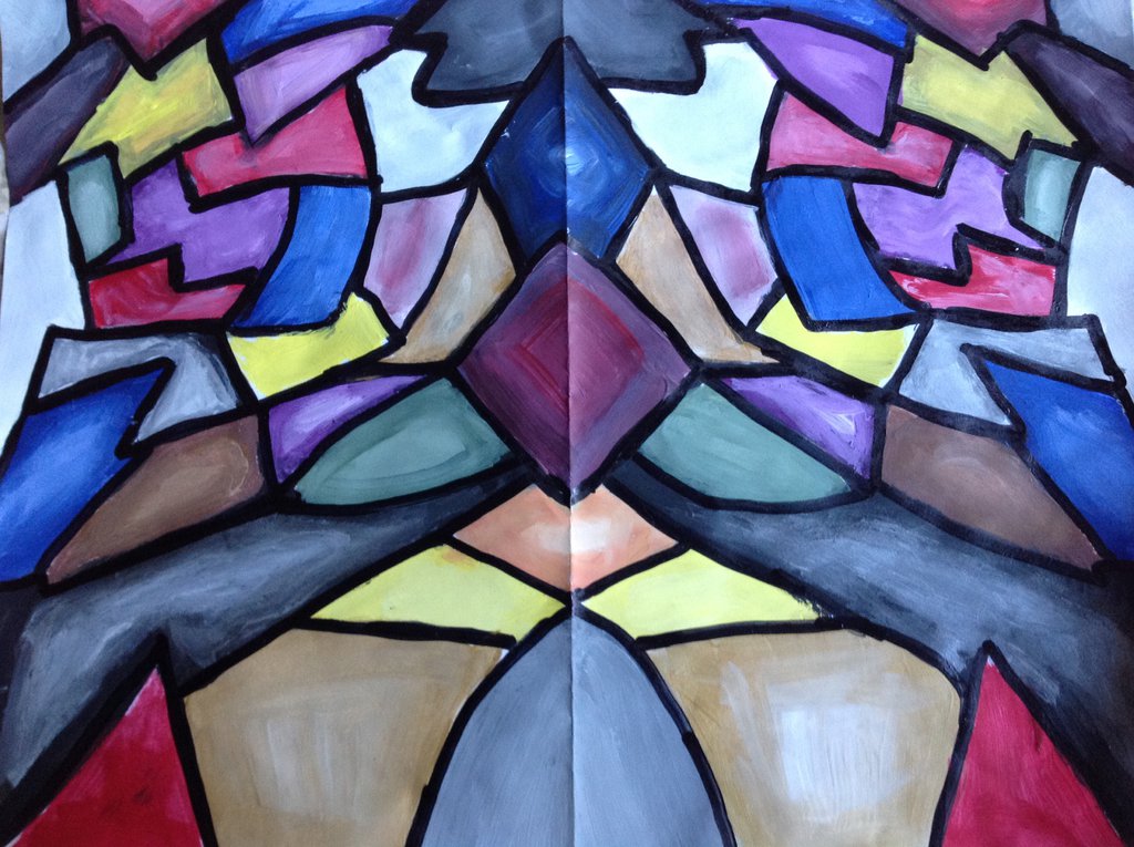 1024x765 Symmetrical Painting By Ayeshaikh - Symmetrical Painting