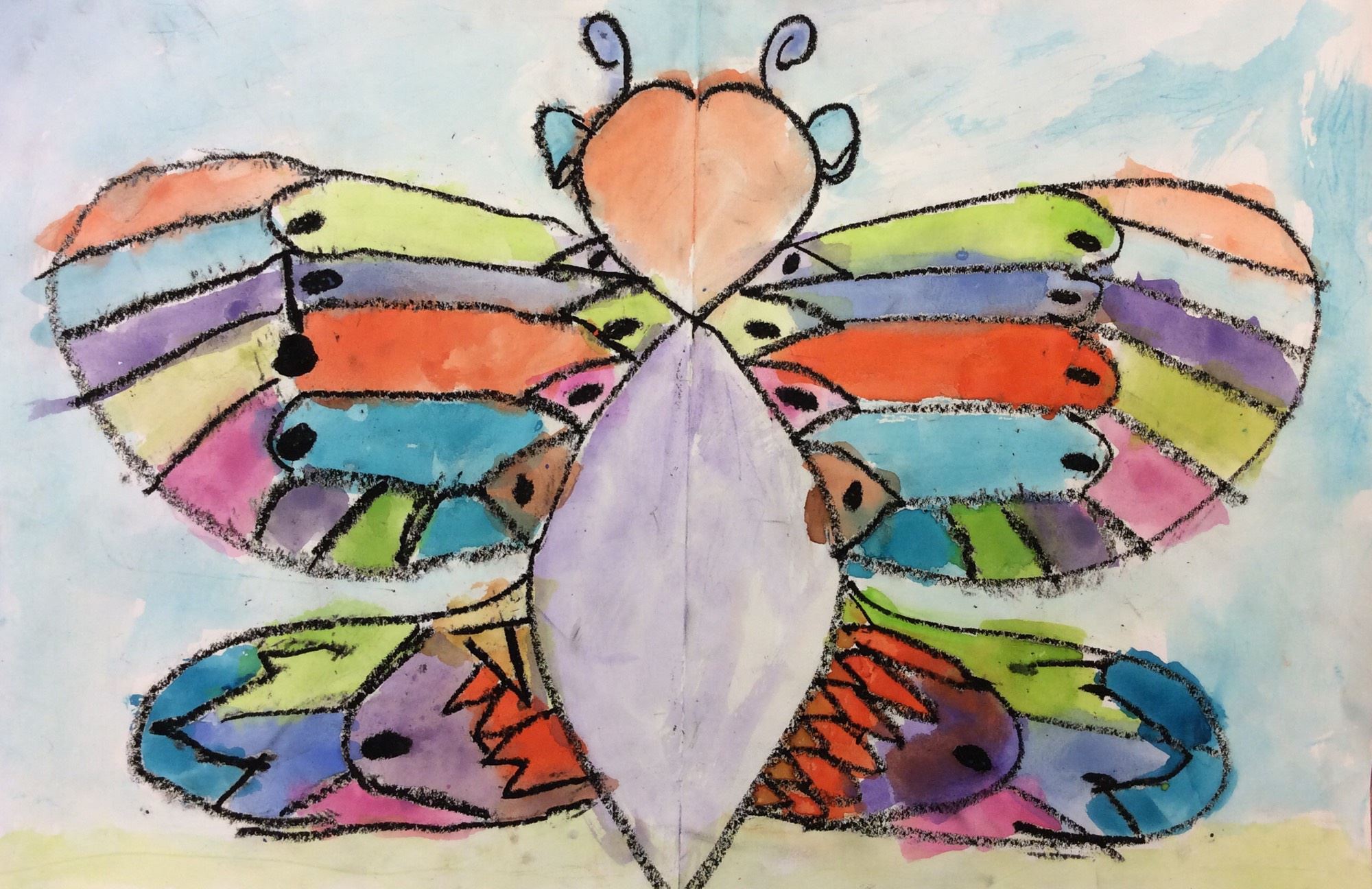 2000x1296 The Smartteacher Resource Symmetrical Butterflies - Symmetrical Painting