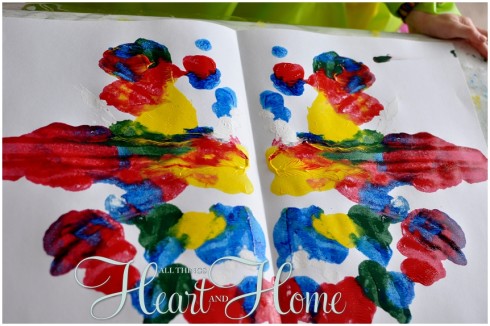 490x326 Art Project For Kids! - Symmetry Painting
