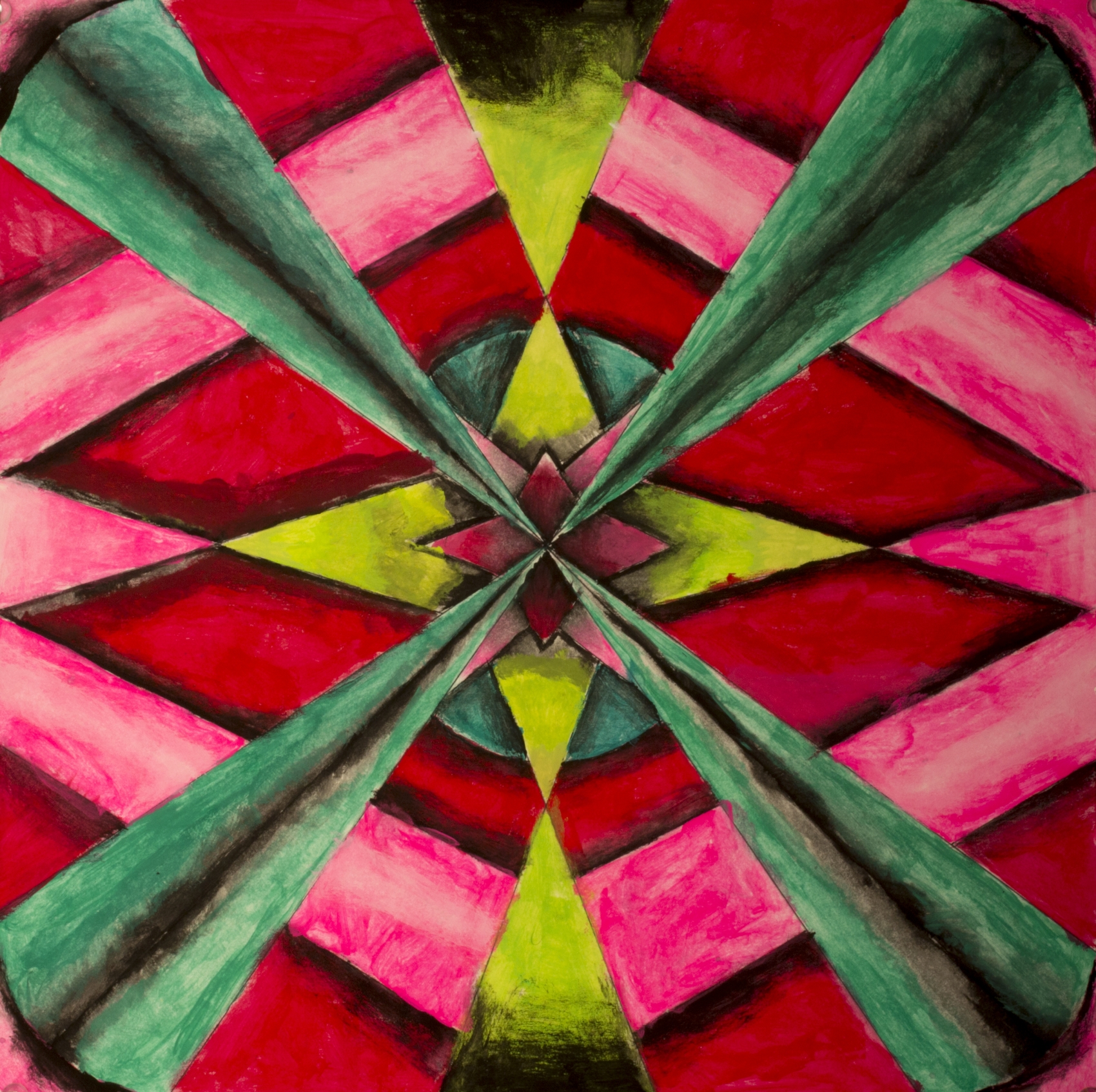 1700x1693 Radial Symmetry Paintings - Symmetry Painting