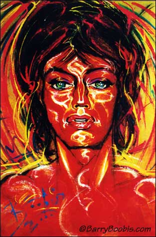 313x475 Mick Jagger Rolling Stones Painting Artwork - Sympathy Painting