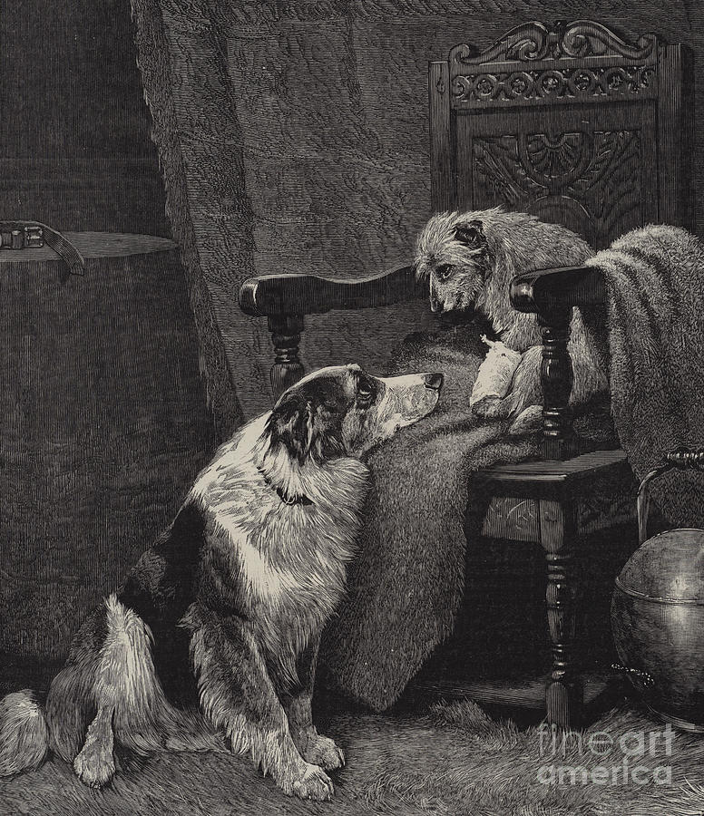 776x900 Silent Sympathy Painting By Arthur Batt - Sympathy Painting