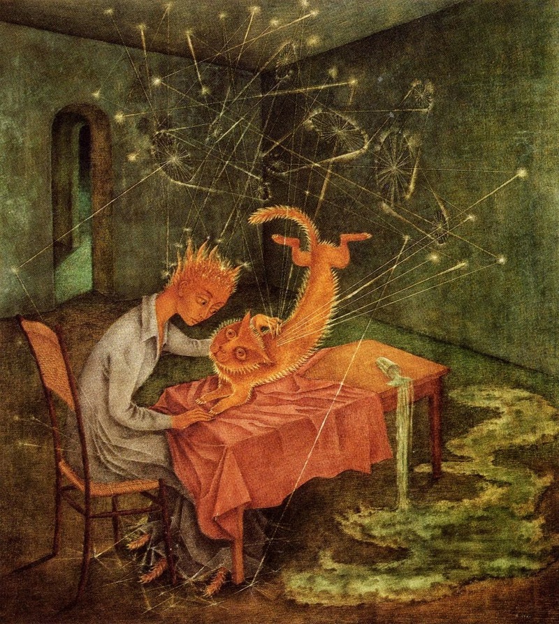 800x894 Artwork By Remedios Varo - Sympathy Painting