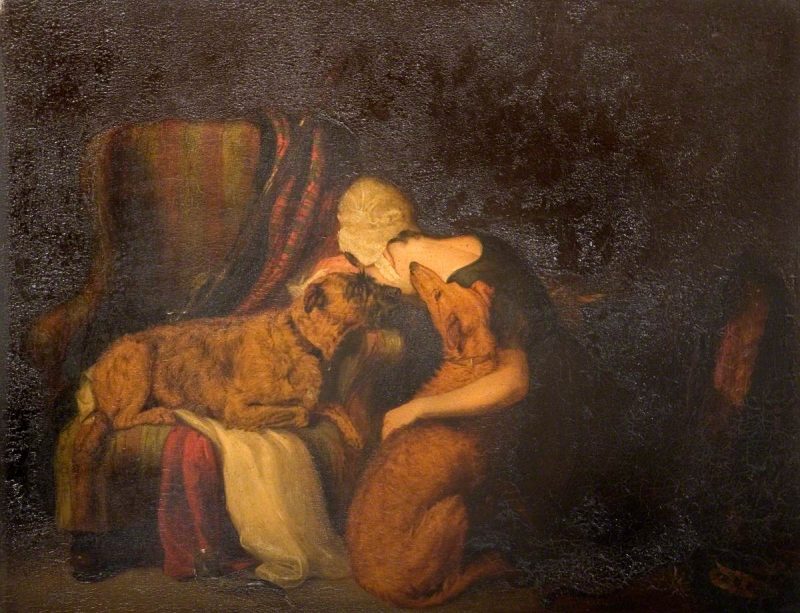 800x613 Sympathy Painting Frank Stone Oil Paintings - Sympathy Painting