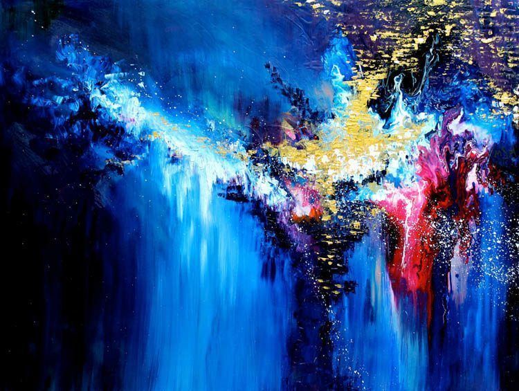 750x565 Surreal Synesthesia Paintings Translate Sound To Color - Synesthesia Painting
