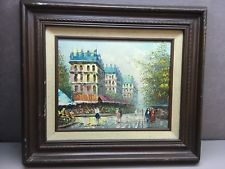 225x169 T Carson Signed Original Oil Painting Canvas Paris - T Carson Painting