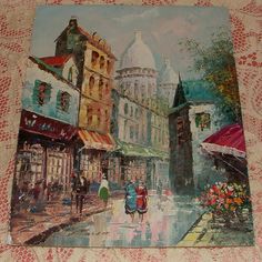 T Carson Painting Paris