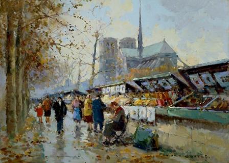 448x319 Missing Tonto Darrow Carson - T Carson Painting Paris