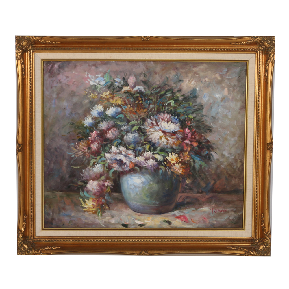 1000x1000 T. Denver Still Life Painting Ebth - T Denver Painting