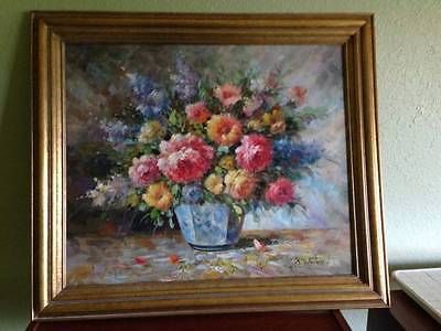 400x300 T. Denver Oil Floral Painting For Usd500.00 - T Denver Painting