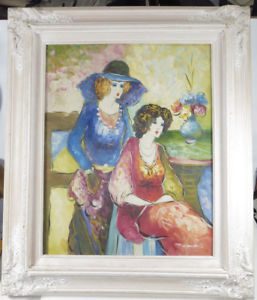 257x300 Listed Vintage T.denver Oc Postimpresionistic Itzchak Tarkay - T Denver Painting