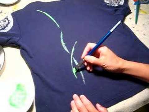 480x360 T Shirt, Paint With Fabric Paints 2 - T Shirt Painting