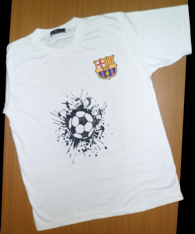800x959 Football - T Shirt Painting