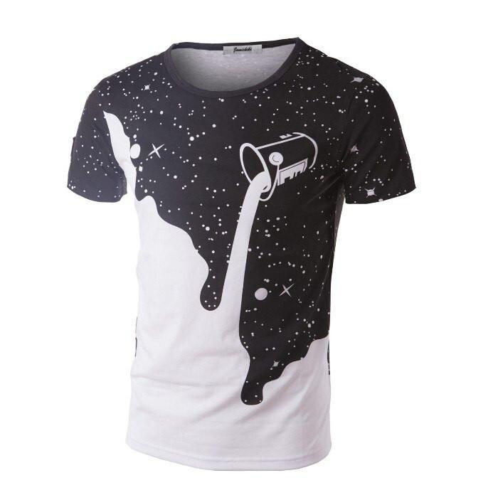 700x696 Exclusive Galaxy Painted 3d T Shirt - T Shirt Painting