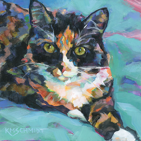 Tabby Cat Painting at PaintingValley.com | Explore collection of Tabby ...