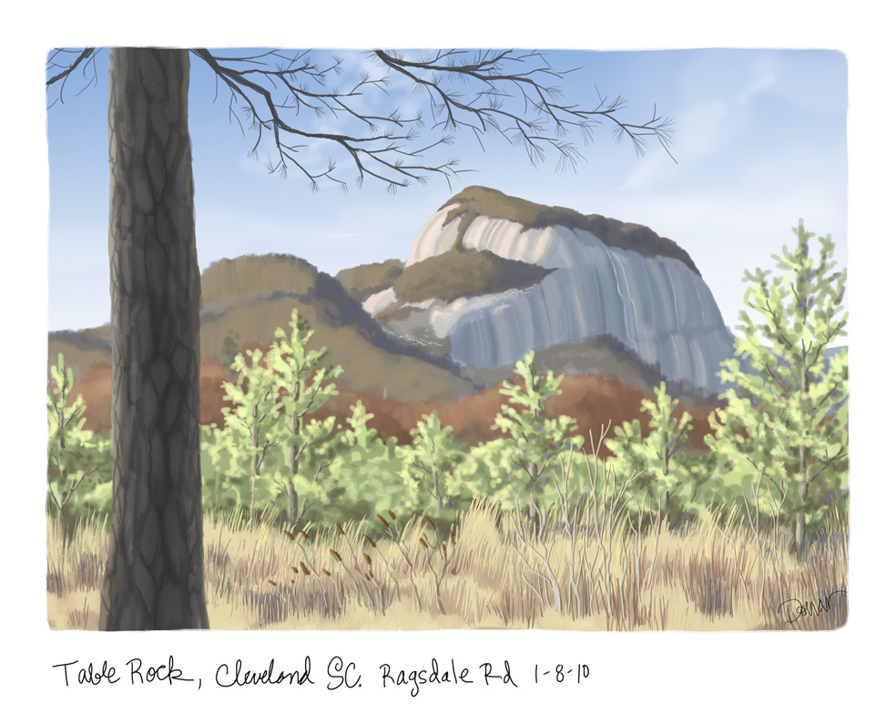 984x795 Rock Donar's Sketchbook - Table Rock Painting
