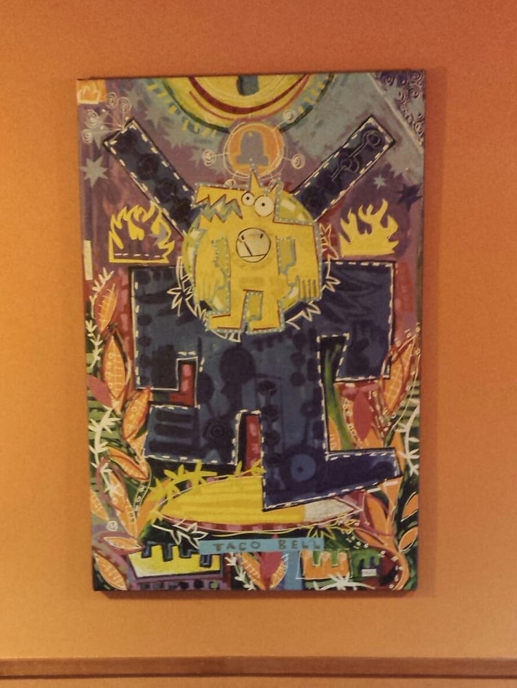 752x1000 Artwork By Painter Mark T. Smith - Taco Bell Painting