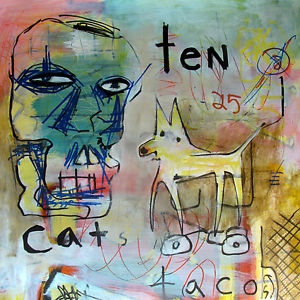 300x300 Nez Peek Original Ten Cats Behind Taco Bell Outsider Abstract Art - Taco Painting