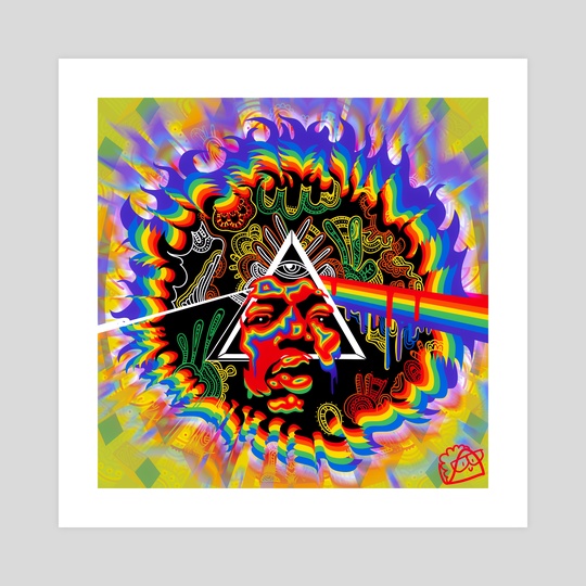 540x540 The Dark Side Of The Experience , An Art Print By Taco Designs - Taco Painting
