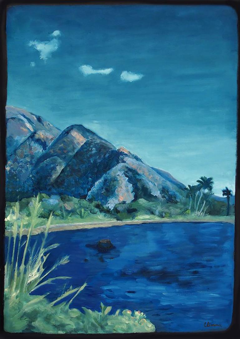 770x1088 Saatchi Art Tahiti, 1960s Painting By Clemence Devienne - Tahiti Painting