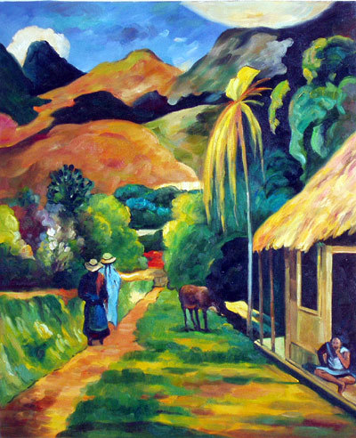 400x492 Artwork By Paul Gauguin - Tahiti Painting