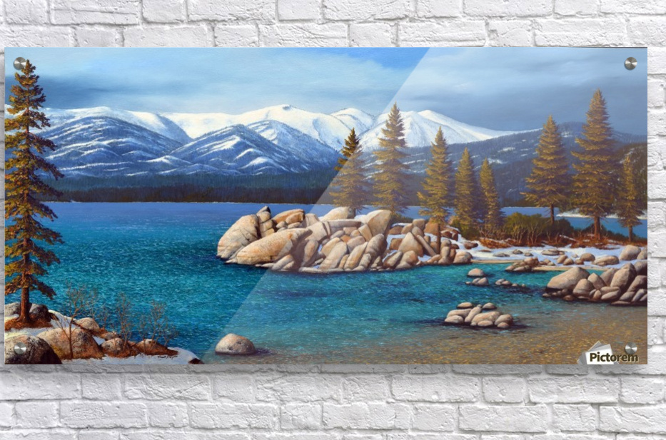 933x617 Winter At Sand Harbor Lake Tahoe - Tahoe Painting