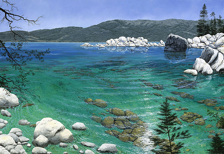 720x497 Frederick Denys - Tahoe Painting
