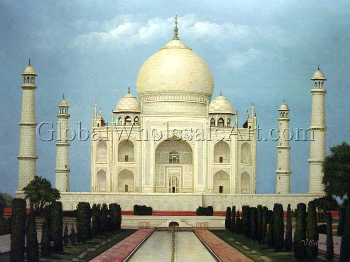 702x525 Taj Mahal, India - Taj Mahal Painting