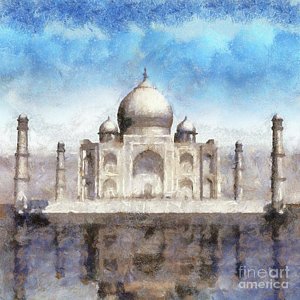 300x300 Taj Mahal Paintings Fine Art America - Taj Mahal Painting