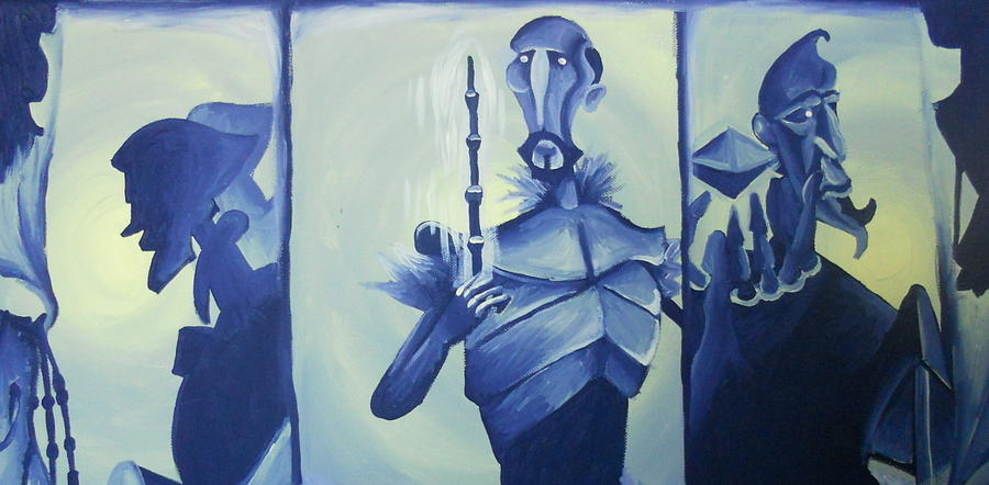 900x442 Tale Of The Three Brothers Painting By Lisa Leeman - Tale Of The Three Brothers Painting