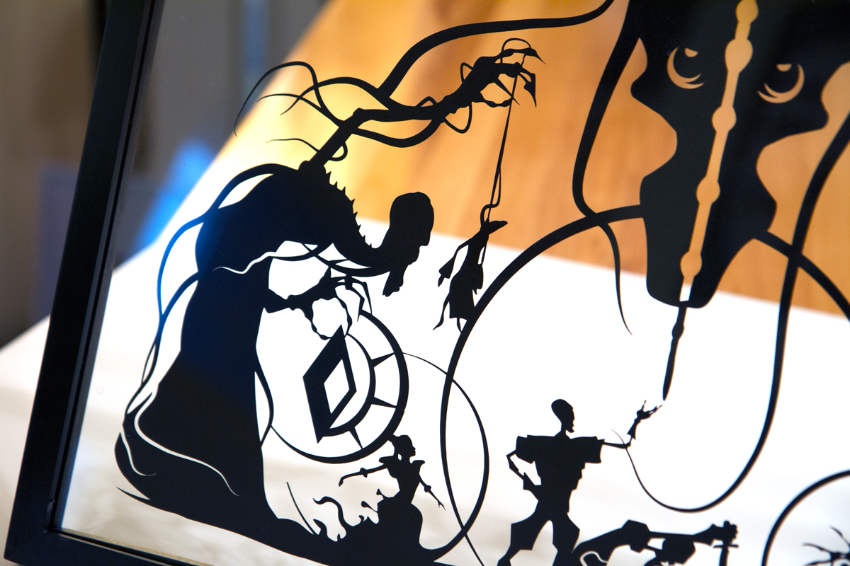 1200x800 Tale Of The Three Brothers Papercut Illustration - Tale Of The Three Brothers Painting
