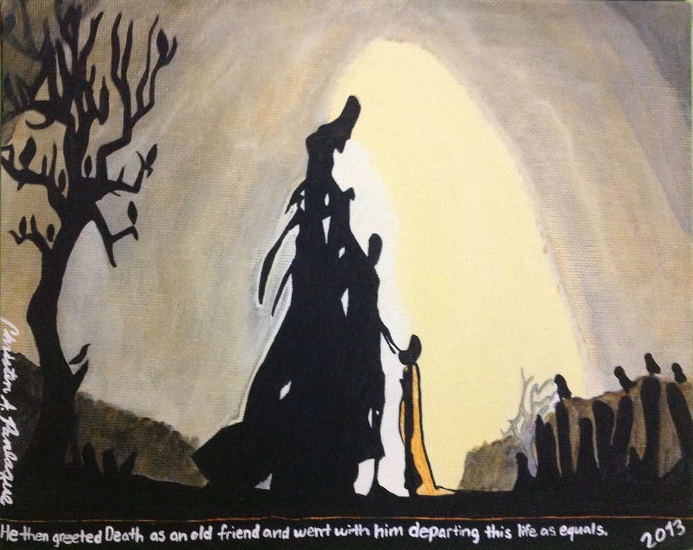 1003x796 The Tale Of The Three Brothers Death Of The Third By Strunghearts - Tale Of The Three Brothers Painting