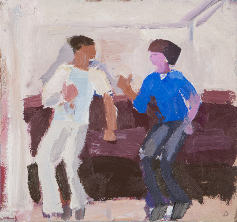 800x751 Julian Bailey 20. Talking Painting Oil On Board 15 X 16in 38 X - Talking Painting