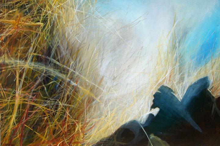 720x479 Landscape Paintings - Tall Grass Painting