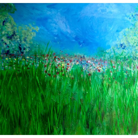 458x458 The Tall Grass - Tall Grass Painting