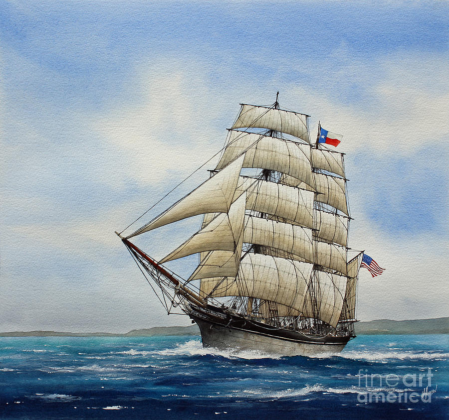 900x843 Tall Ships Paintings Fine Art America - Tall Ship Painting