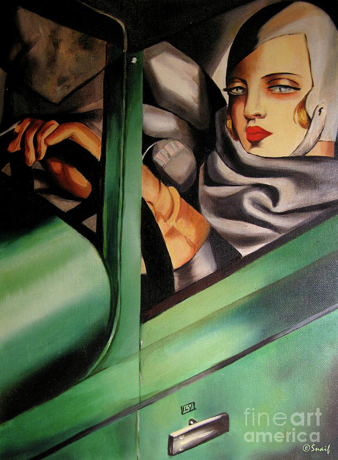 661x900 Tamara De Lempicka Painting By Ilaria Andreucci - Tamara Lempicka Painting
